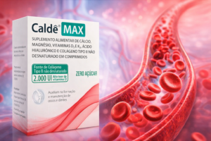 Caldê Max funciona mesmo, suplemento utilizado como apoio à circulação sanguínea e saúde vascular.